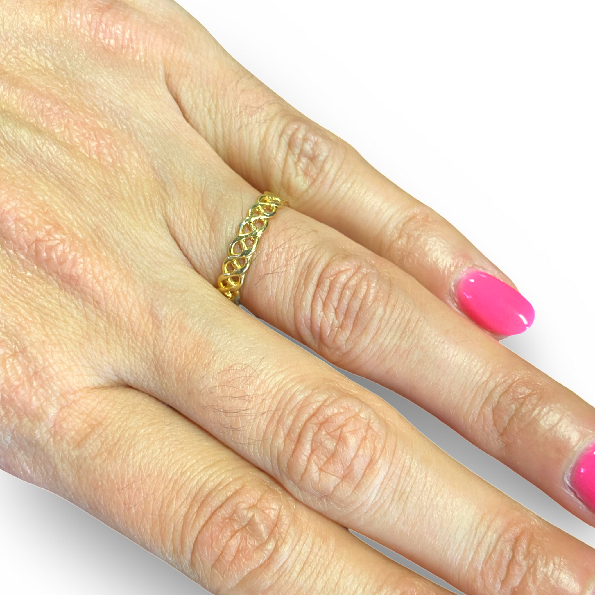 18k Gold Dipped Woven Ring