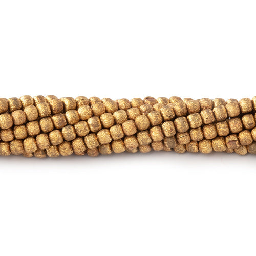 2mm Brushed Round Beads