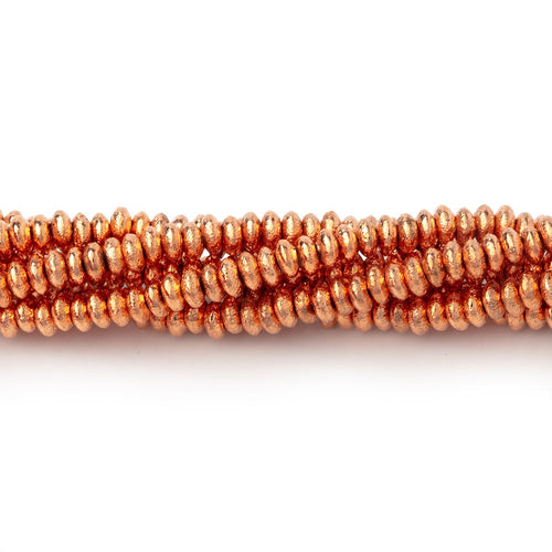 3mm Brushed Disc Beads