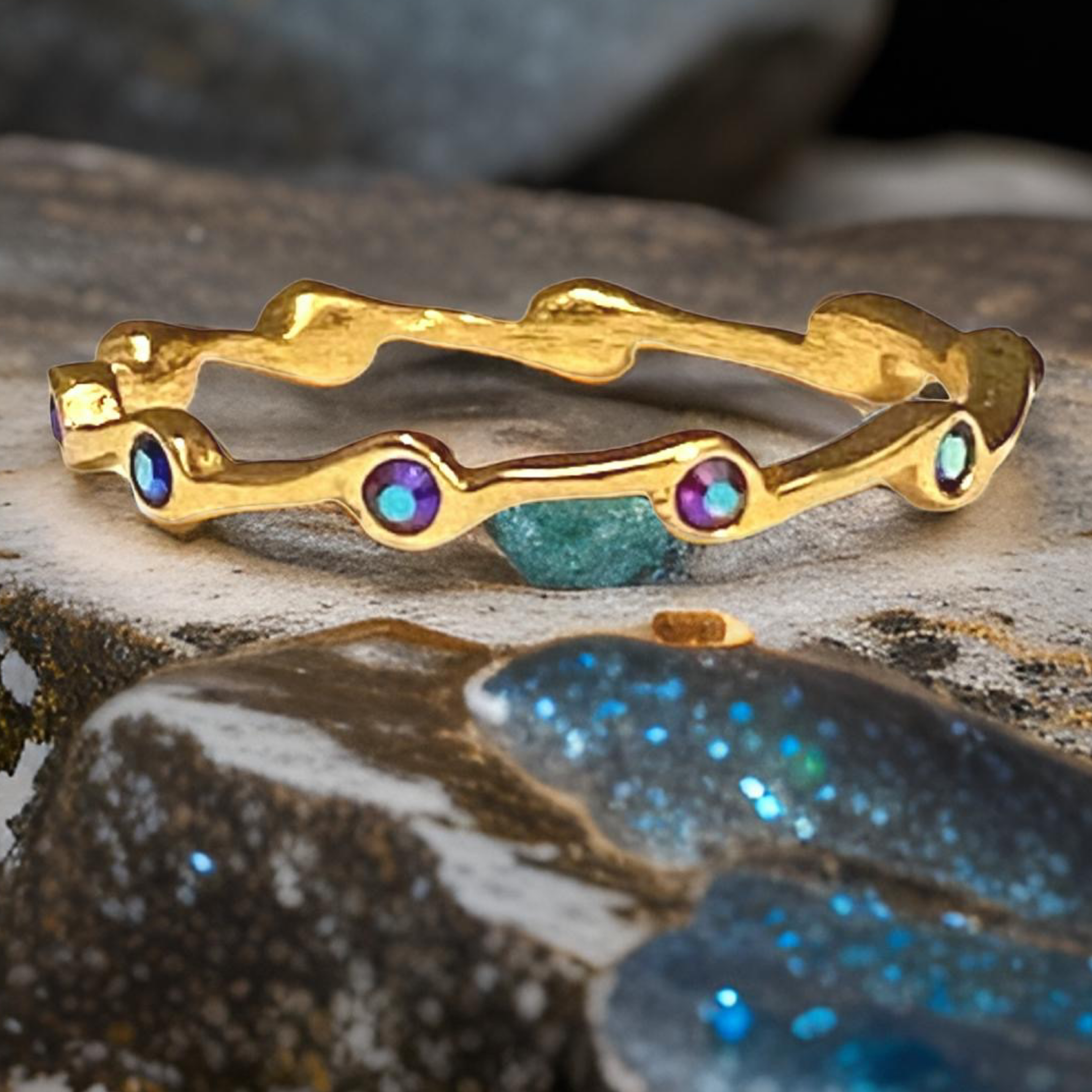 Alexandrite Birthstone Stacker Ring by The Urban Charm