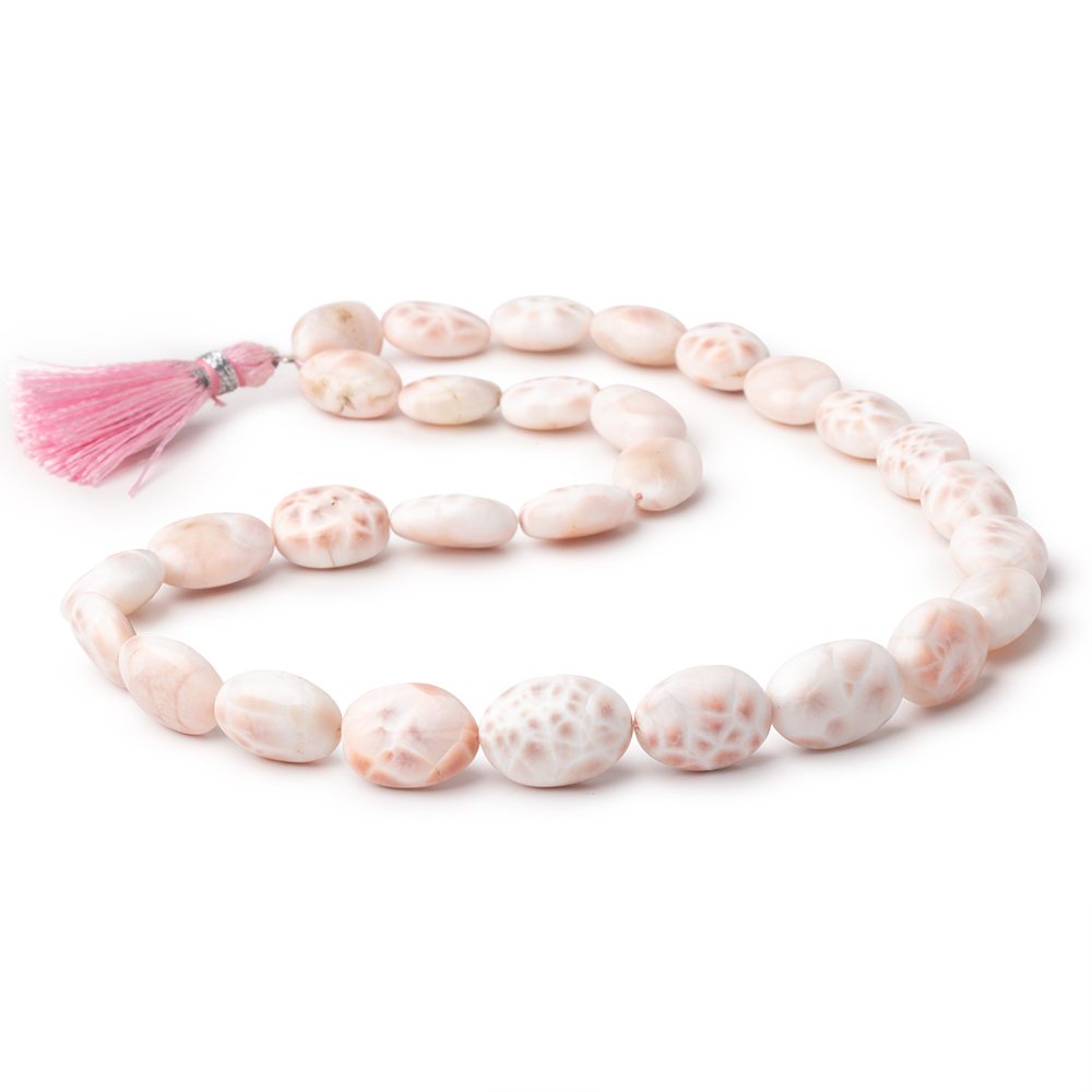 9x7-16x11mm Natrolite Plain Oval Beads 14 inch 27 pieces
