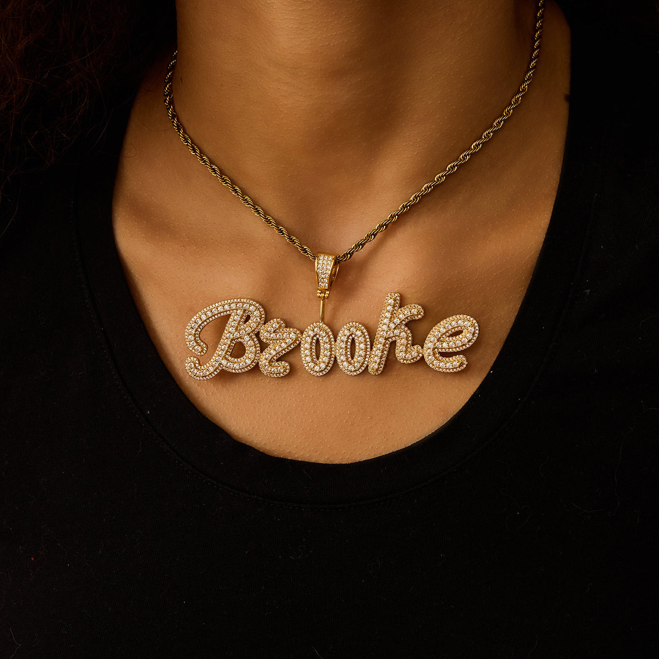 Pavé Pop Name Necklace