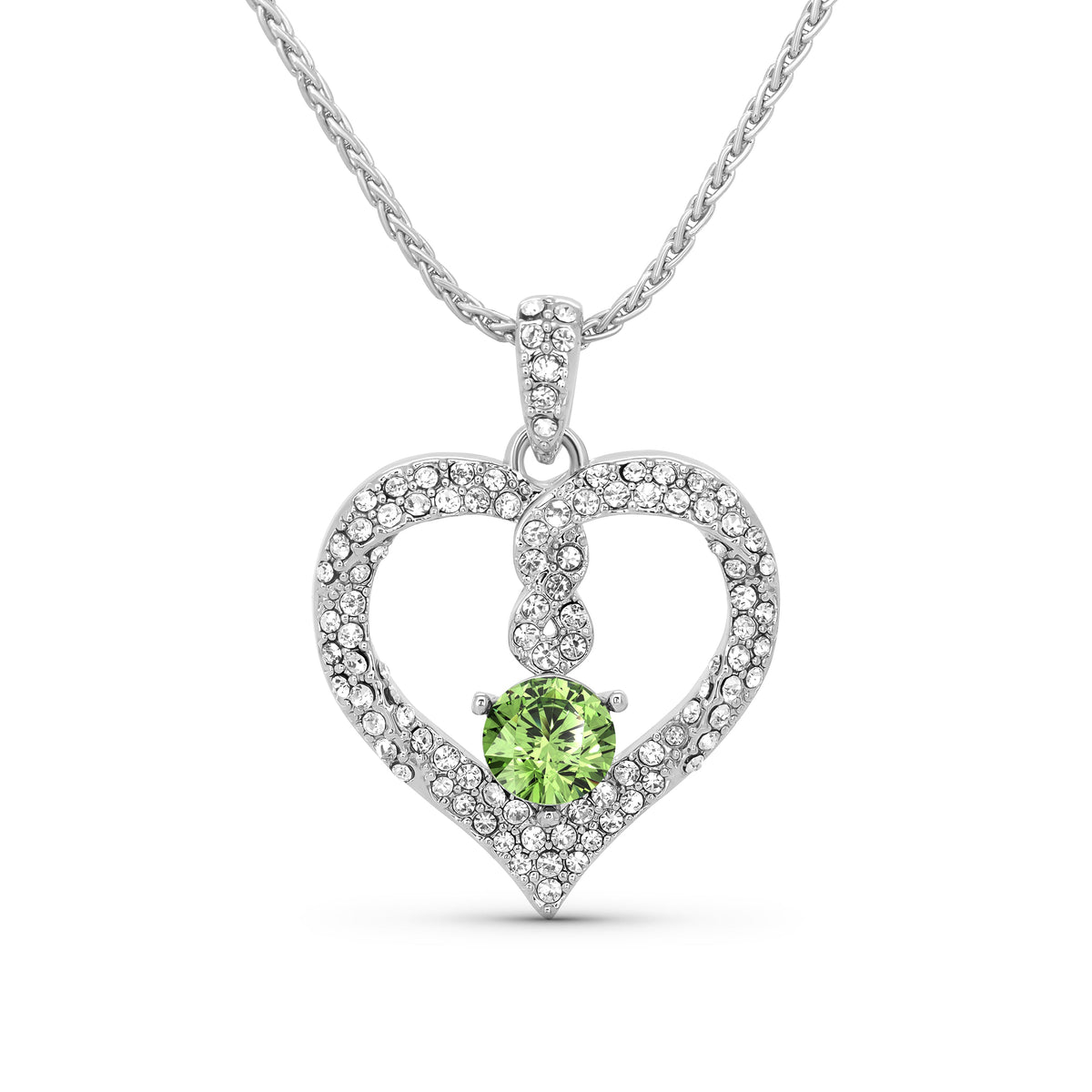TRYNDI Infinity Birthstone Necklace