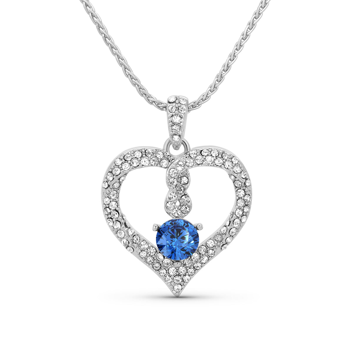 TRYNDI Infinity Birthstone Necklace