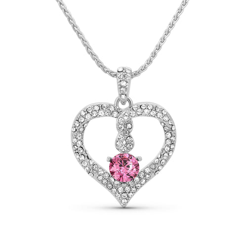 TRYNDI Infinity Birthstone Necklace
