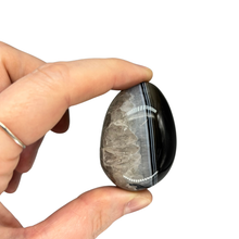 Load image into Gallery viewer, Black Banded Agate Egg $16.99
