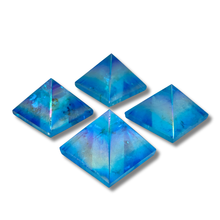 Load image into Gallery viewer, Blue Aura Quartz Pyramid
