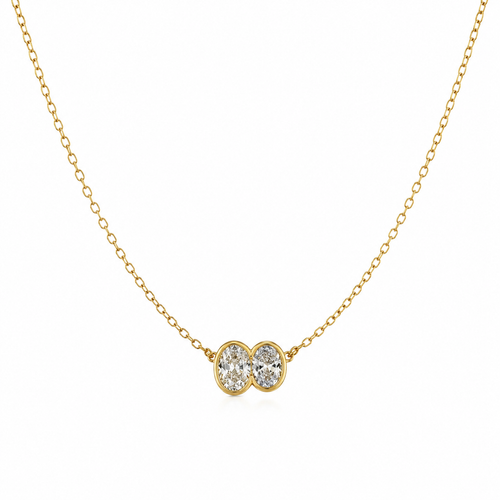 Lumi Bezel Necklace