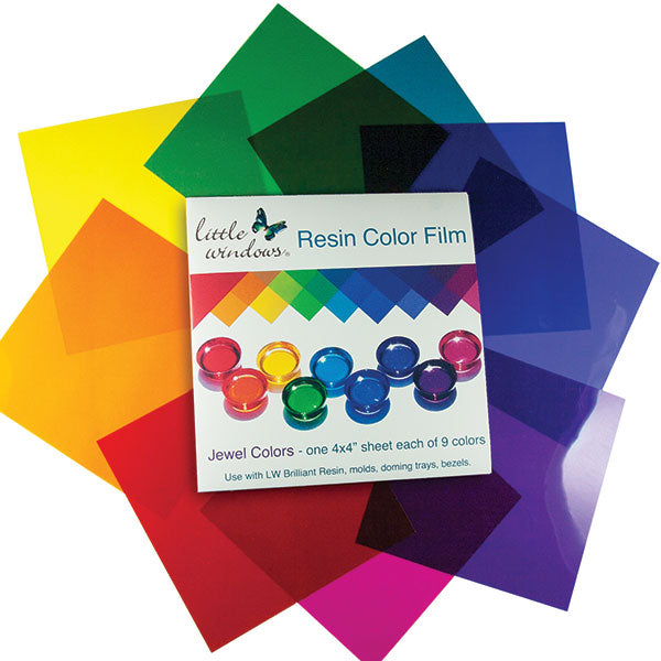 Resin Color Film - Jewel Colors - the easy, clean way to color resin