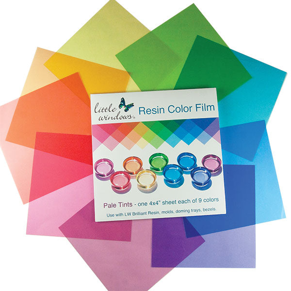 Resin Color Film - Pretty Pale Tints - the easy, clean way to color resin