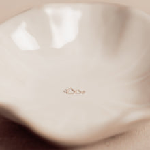 Load image into Gallery viewer, Double Heart Auburn Connectors | 4 Pack | 14K Gold Filled Yellow and .925 Sterling Silver
