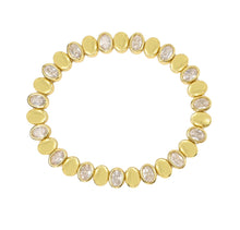 Load image into Gallery viewer, Stretchy Oval CZ Bracelet
