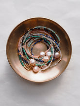 Load image into Gallery viewer, Pink Pearl and Gemstone Necklace - Gold Akala
