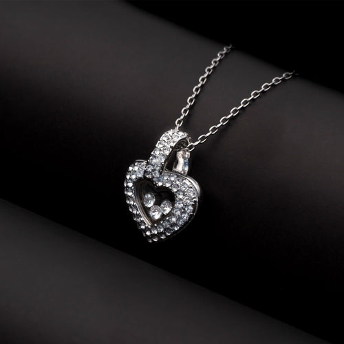 Tryndi Floating Heart Necklace