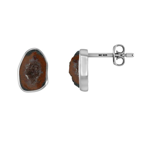 Geode Stud Earrings $35.00