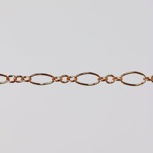 Load image into Gallery viewer, Aspen Permanent Jewelry Chain, Oval Design, Long and Small Links, Available in Gold Filled and Silver
