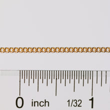 Load image into Gallery viewer, Maria Permanent Jewelry Chain, Curb Chain Design, Flat Lay Links, Available in Gold Options and Silver
