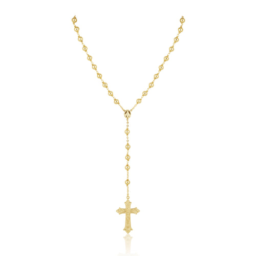 Golden Rosary Lariat