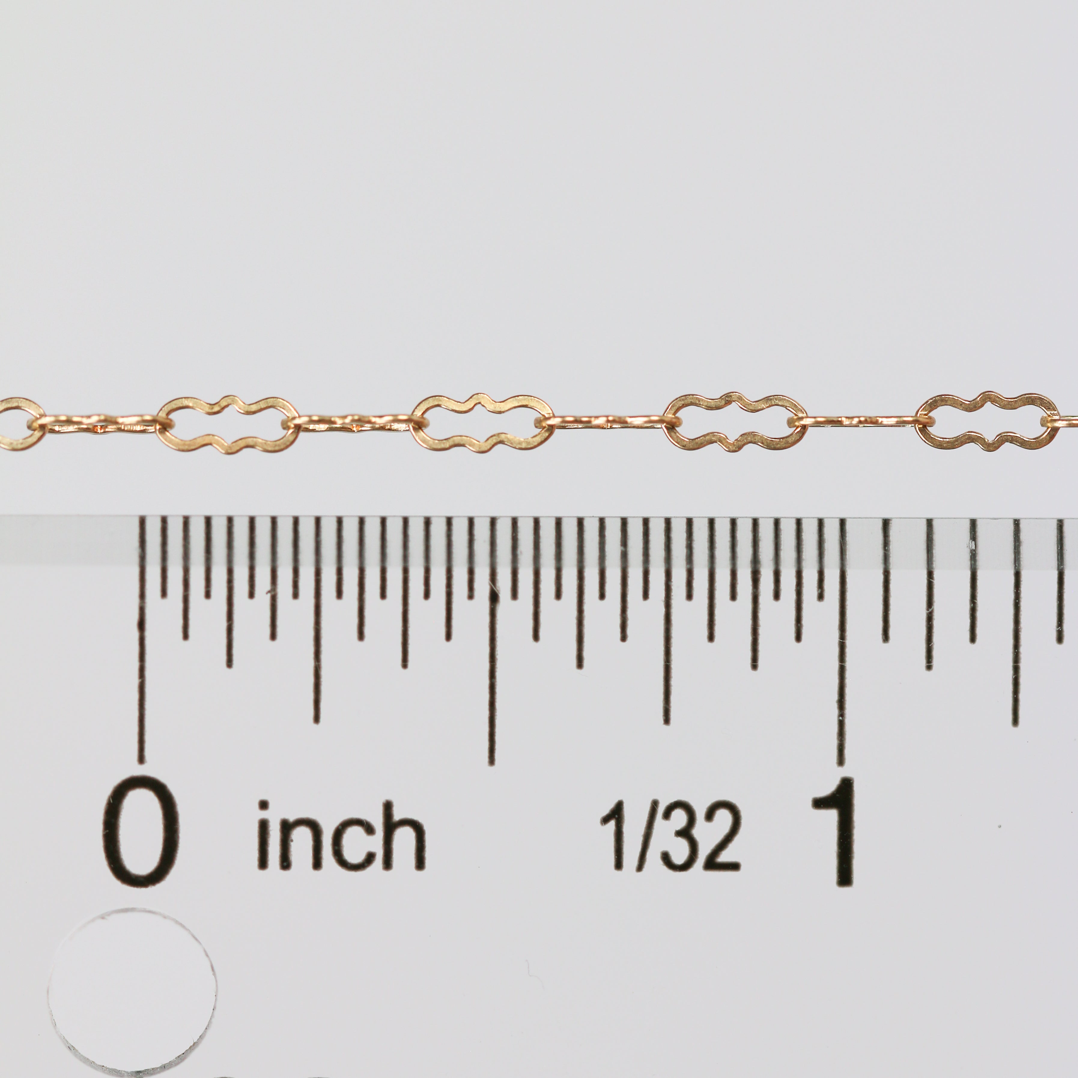 Hannah Permanent Jewelry Chain, Crinkled Paperclip Design and Links, Available in Gold Options and Silver