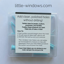 Load image into Gallery viewer, Hole Makers for Resin (4 sizes included) with Tweezers
