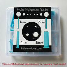 Load image into Gallery viewer, Hole Makers for Resin (4 sizes included) with Tweezers
