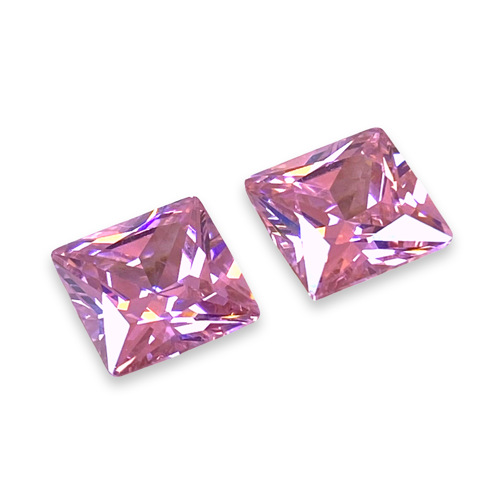 Pink Tourmaline Cubic Zirconia AAA quality Lab-grown Gemstone Loose Stone