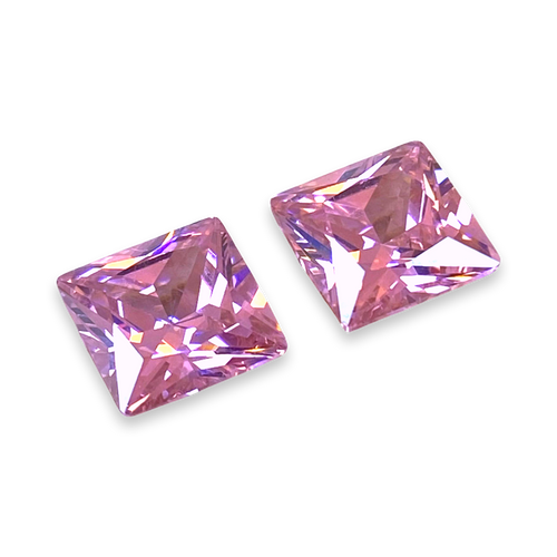 Pink Tourmaline Cubic Zirconia AAA quality Lab-grown Gemstone Loose Stone