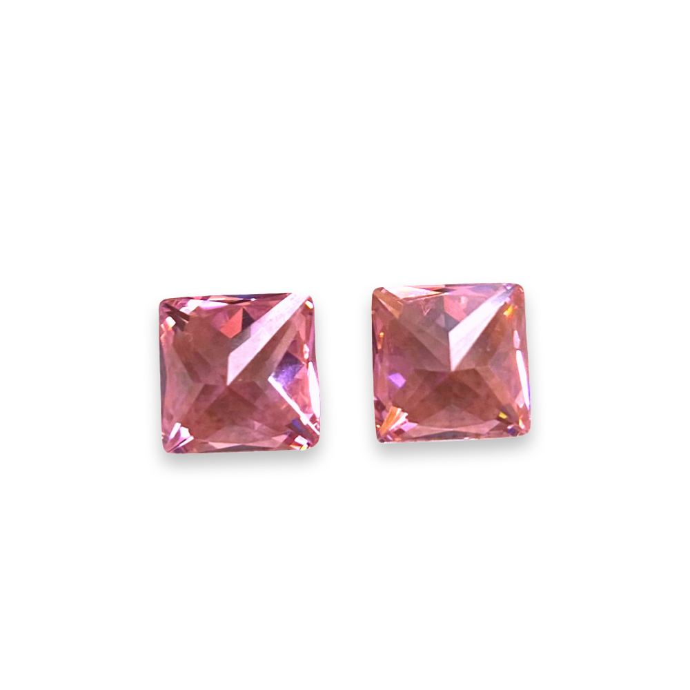 Pink Tourmaline Cubic Zirconia AAA quality Lab-grown Gemstone Loose Stone
