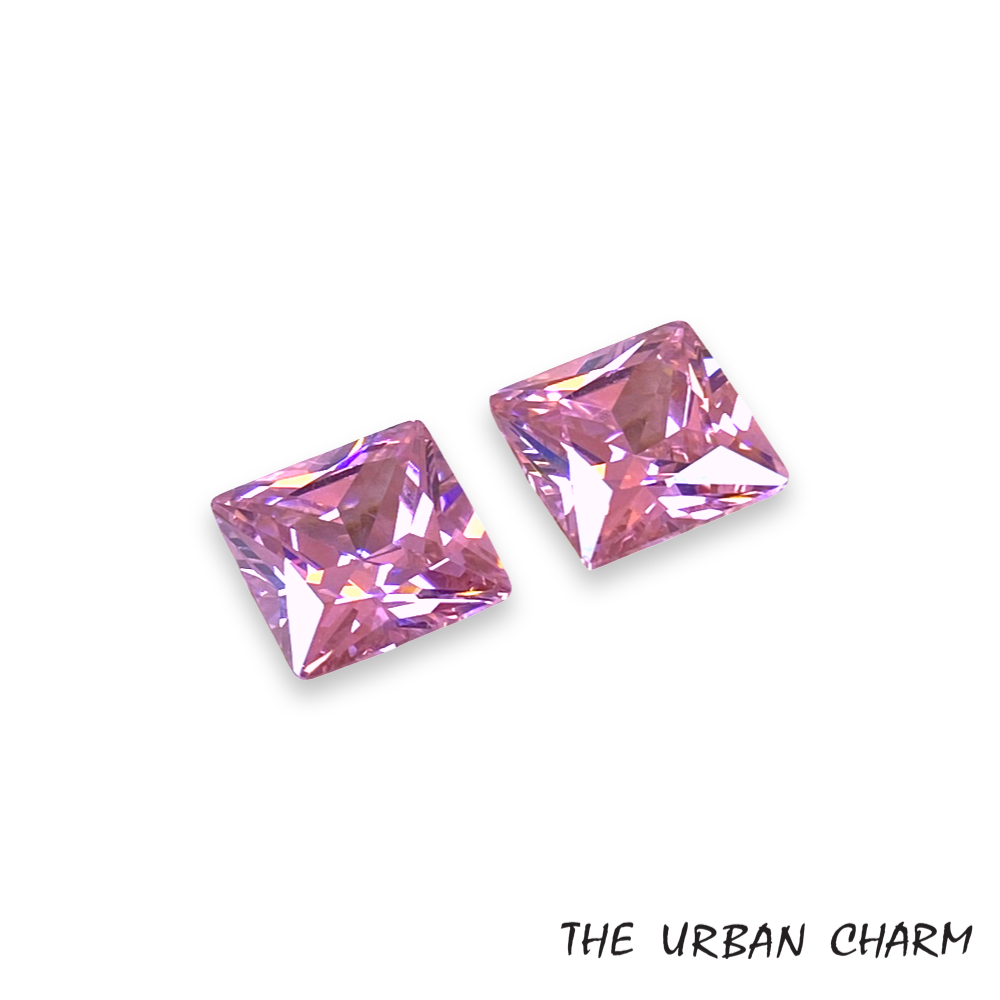 Pink Tourmaline Cubic Zirconia AAA quality Lab-grown Gemstone Loose Stone