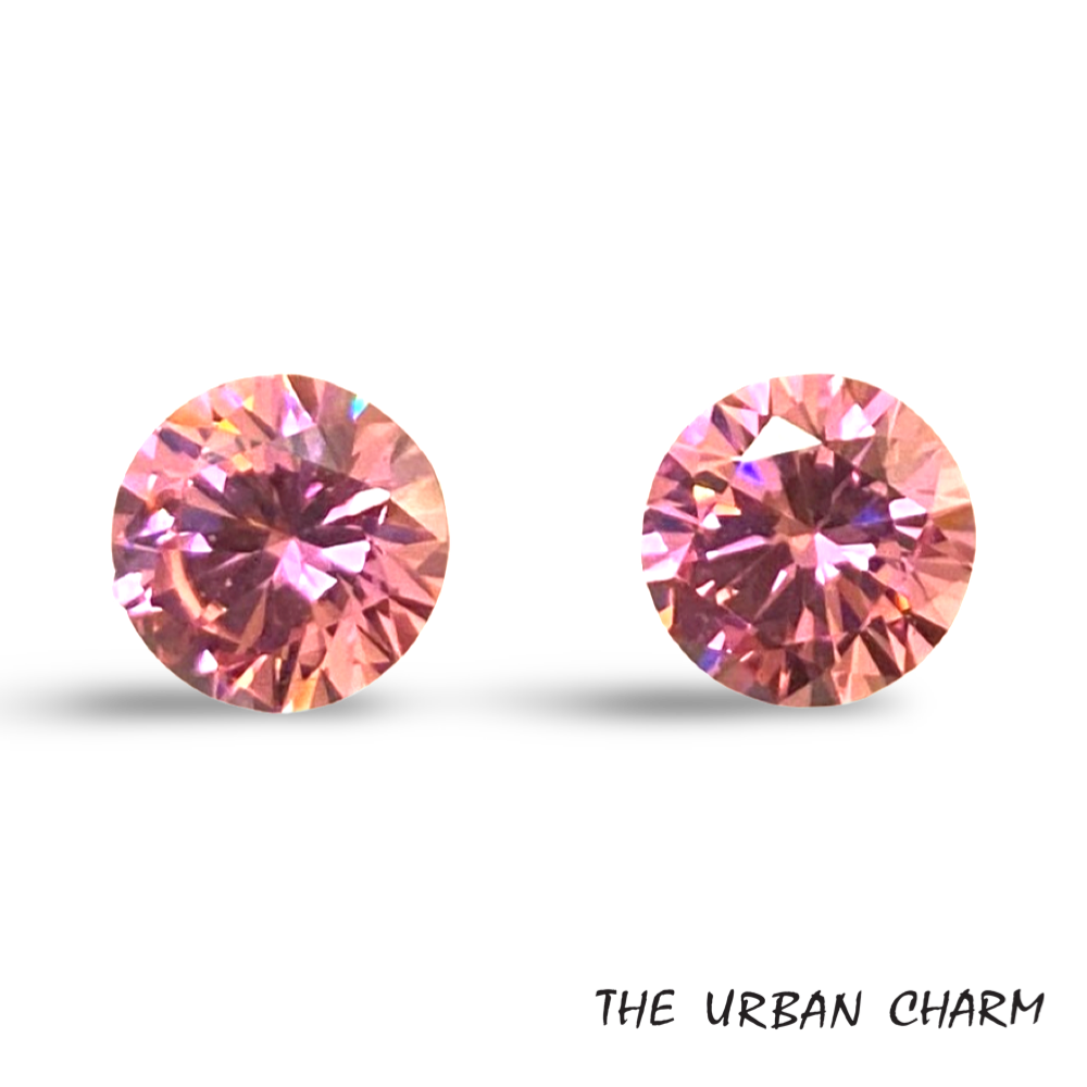 Pink Tourmaline Cubic Zirconia AAA quality Lab-grown Gemstone Loose Stone