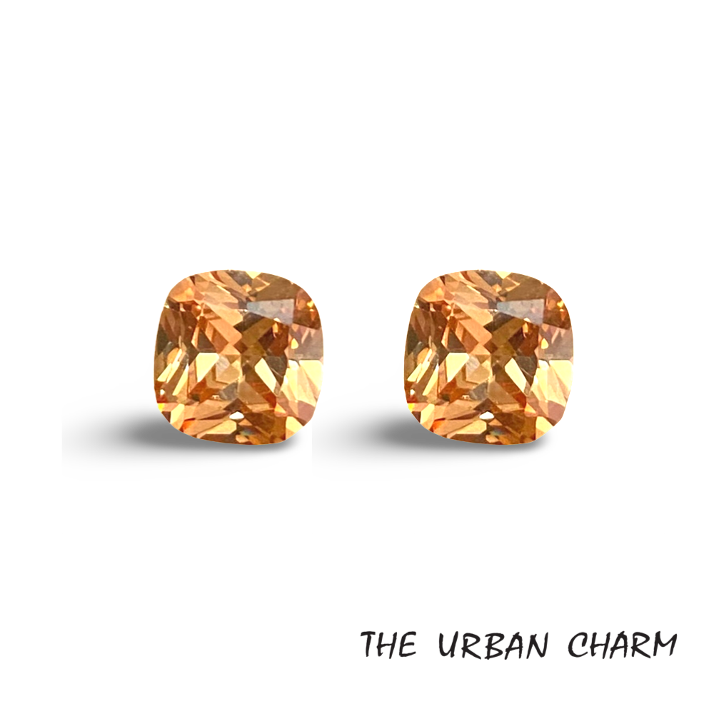 Champagne Cubic Zirconia AAA quality Lab-grown Loose Gemstone