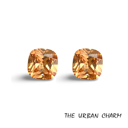 Champagne Cubic Zirconia AAA quality Lab-grown Loose Gemstone