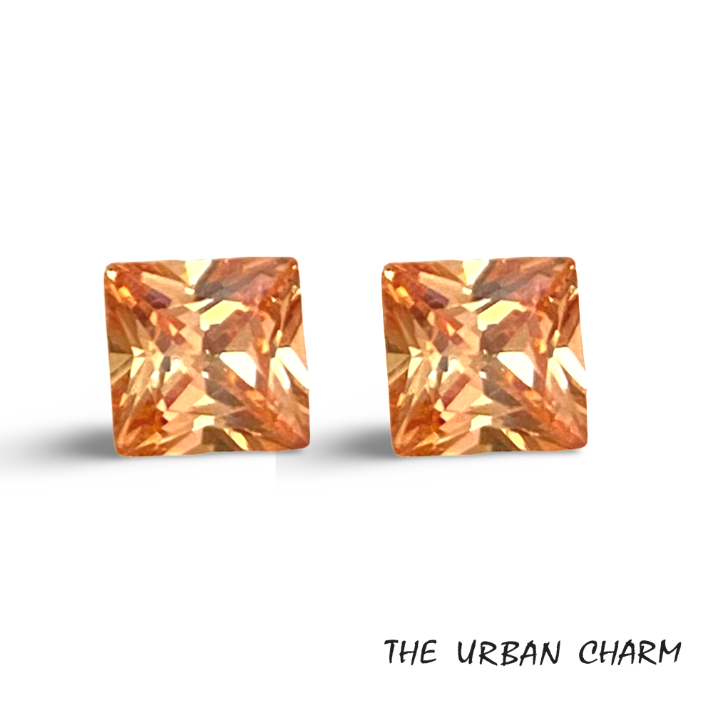 Champagne Cubic Zirconia AAA quality Lab-grown Loose Gemstone