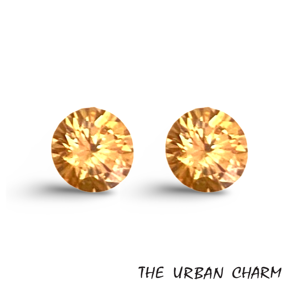 Champagne Cubic Zirconia AAA quality Lab-grown Loose Gemstone