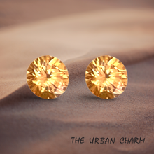 Load image into Gallery viewer, Champagne Cubic Zirconia AAA quality Lab-grown Loose Gemstone
