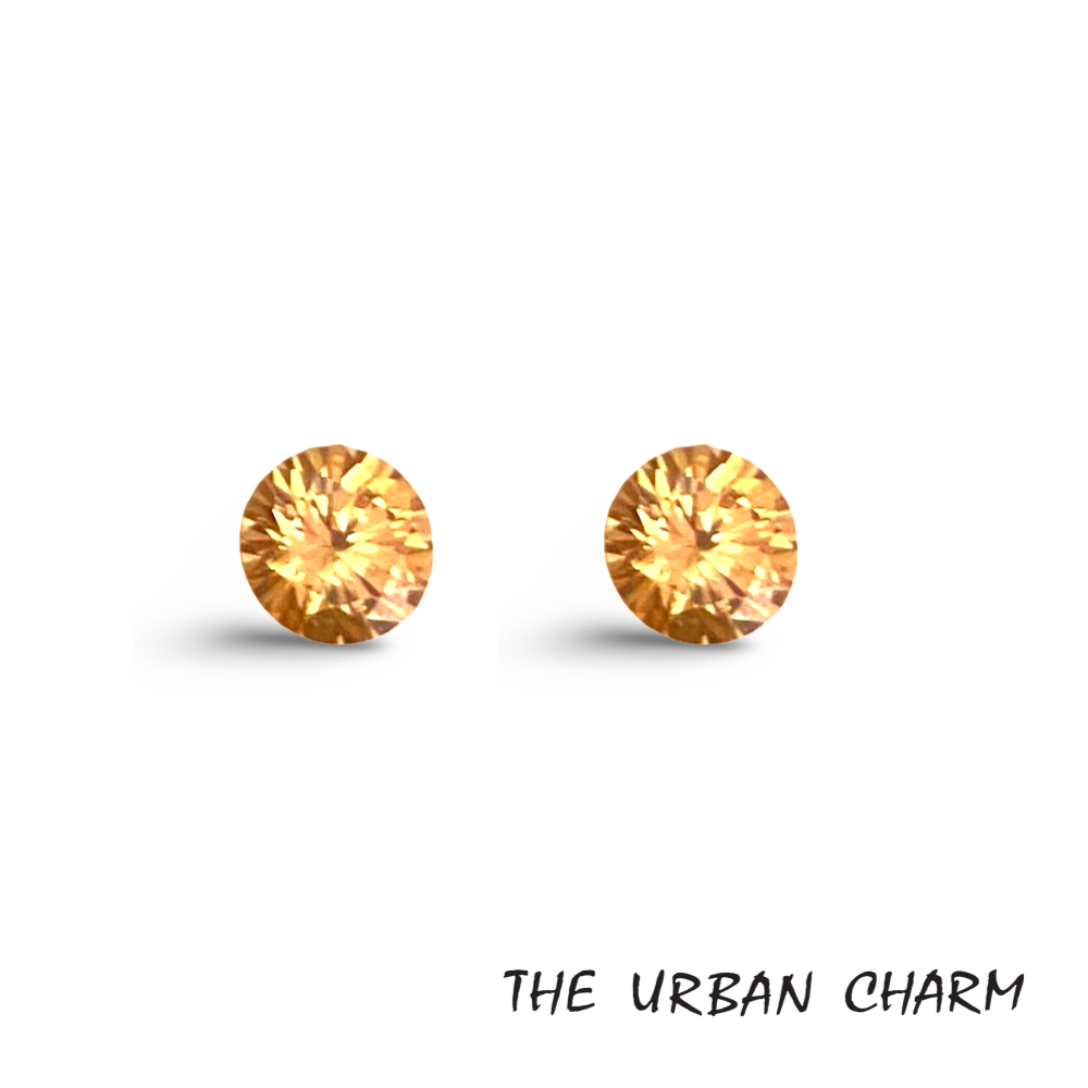 Champagne Cubic Zirconia AAA quality Lab-grown Loose Gemstone