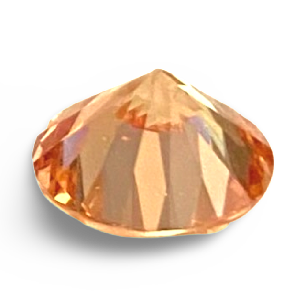 Champagne Cubic Zirconia AAA quality Lab-grown Loose Gemstone