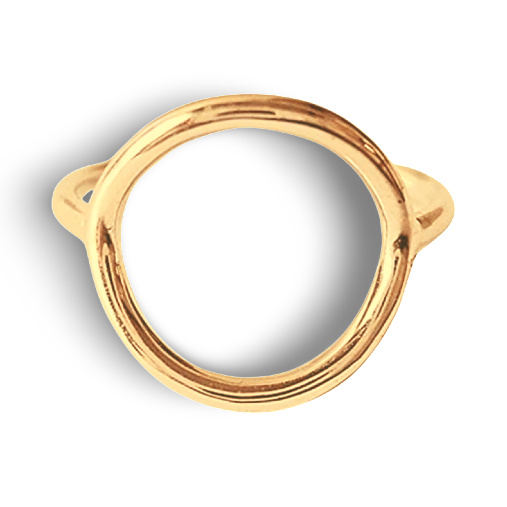 Circle Shaped Ring by The Urban Charm