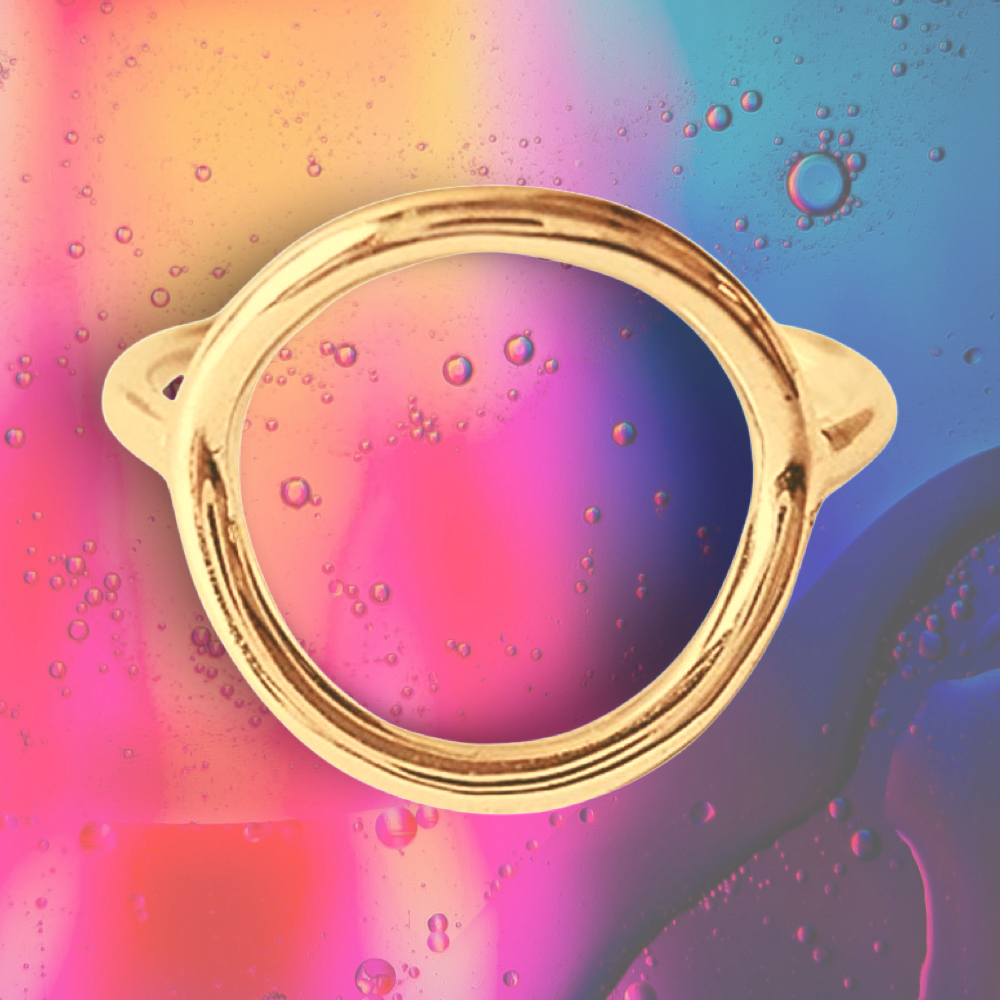 Circle Shaped Ring by The Urban Charm