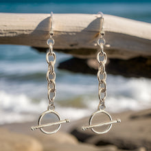 Load image into Gallery viewer, Chain Toggle Earrings
