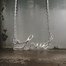 Load image into Gallery viewer, Love Script Necklace
