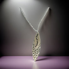 Load image into Gallery viewer, Gold Navette Sun Rays Silver Necklace
