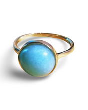 Load image into Gallery viewer, Turquoise Gemstone Round Ring
