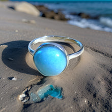 Load image into Gallery viewer, Turquoise Gemstone Round Ring
