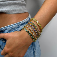 Load image into Gallery viewer, Stretchy Bezel Heart Bracelet
