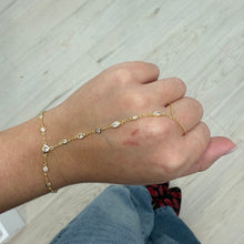 Load image into Gallery viewer, Seraphine CZ Hand Chain Bracelet
