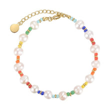 Load image into Gallery viewer, Malibu Rainbow Pearl Bracelet
