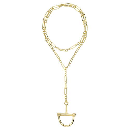 Horsebit Chain Necklace