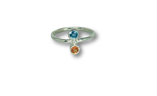 Multicolored Tourmaline Ring