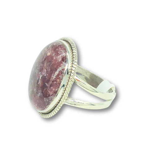 Lepidolite Ring